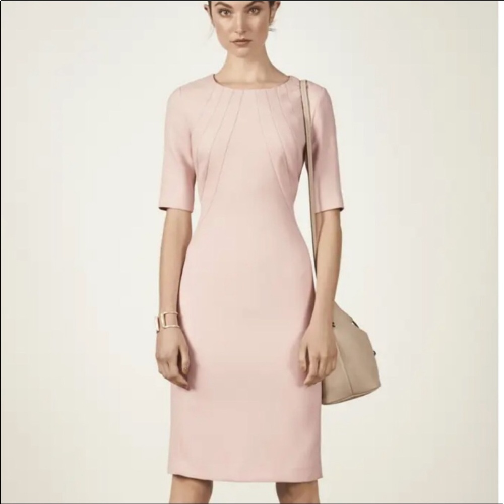 Eliza J Blush Pink Midi Dress